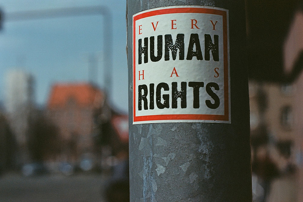 Sticker that says 