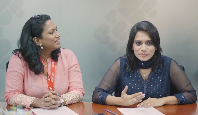 Two women from 